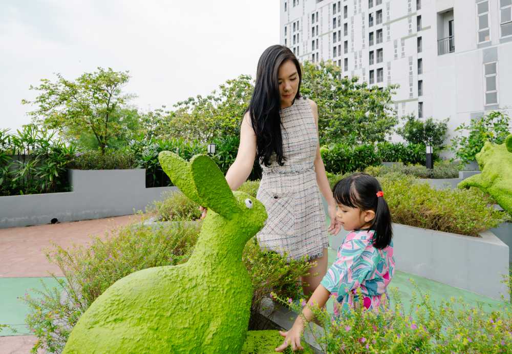 Taman Tematik di Apartemen Akasa