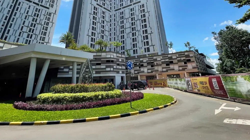 Lobby utama Apartemen murah Akasa di BSD