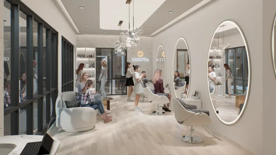 Usaha salon di Ruko Akasa