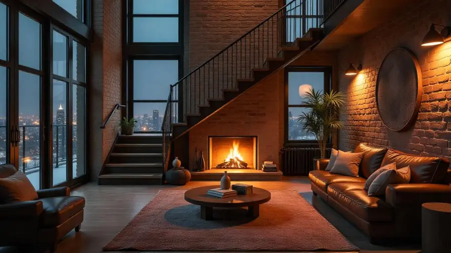 Ilustrasi apartemen duplex